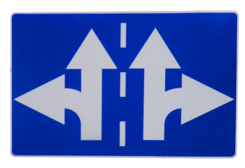 sign pointing in several directions